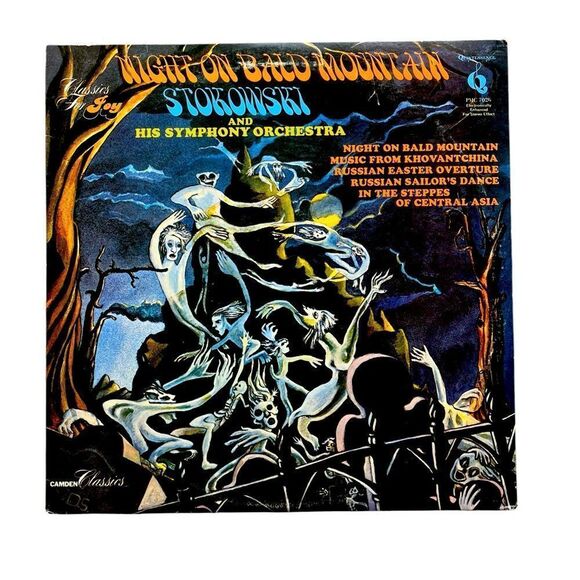 STOKOWSKI NIGHT ON BALD MOUNTAIN LP 12” VINYL CLASSICAL MUSIC RECORD - Picture 1 of 6